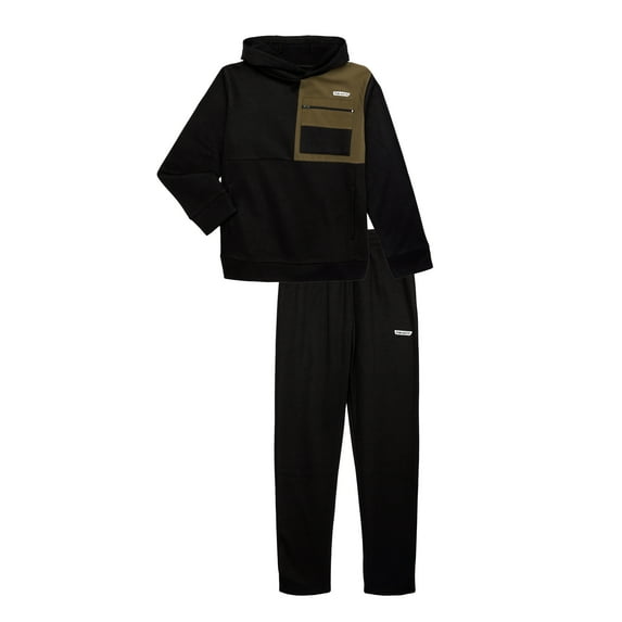 Hind Boys Activewear Jacket and Pants Fleece Outfit Set, 2-Piece, Sizes 4-16