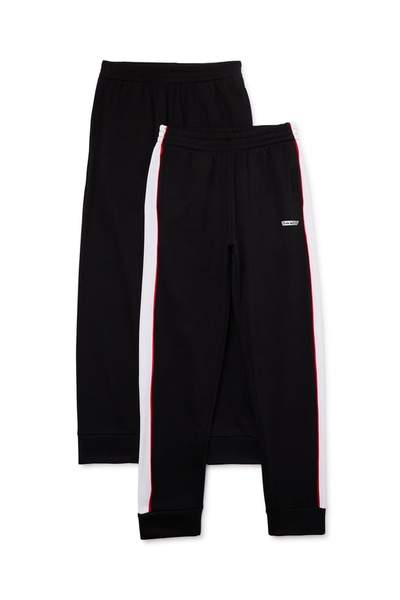 Boys Fleece 2-Pack Joggers, Sizes 4-16