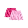 thumbnail image 1 of Hind Girls Athletic Butterfly Flutter Shorts, 2-Pack, Sizes 4-16, 1 of 3