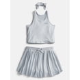 thumbnail image 1 of Hind Girls Athletic Racerback Tank Top, Shorts and Hair Bow, 3-Piece Outfit Set, Sizes 4-16, 1 of 3