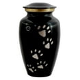 thumbnail image 1 of Hind Handicrafts Brass Pet Memorial Cremation Urns for Dogs and Cats Ashes - Keepsake Ash Urn - Funeral Urn (Pewter Paw, 45 Cubic Inches), 1 of 4
