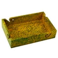 thumbnail image 1 of Hind Handicrafts Solid Handmade Crafted Wooden Portable Antique Yarn Storage Bowl Tray - Holder for Knitting Crochet Hook Accessories - Multipurpose Organiser (Aqua Black Green 1, 12" x 8" x 2.5"), 1 of 3