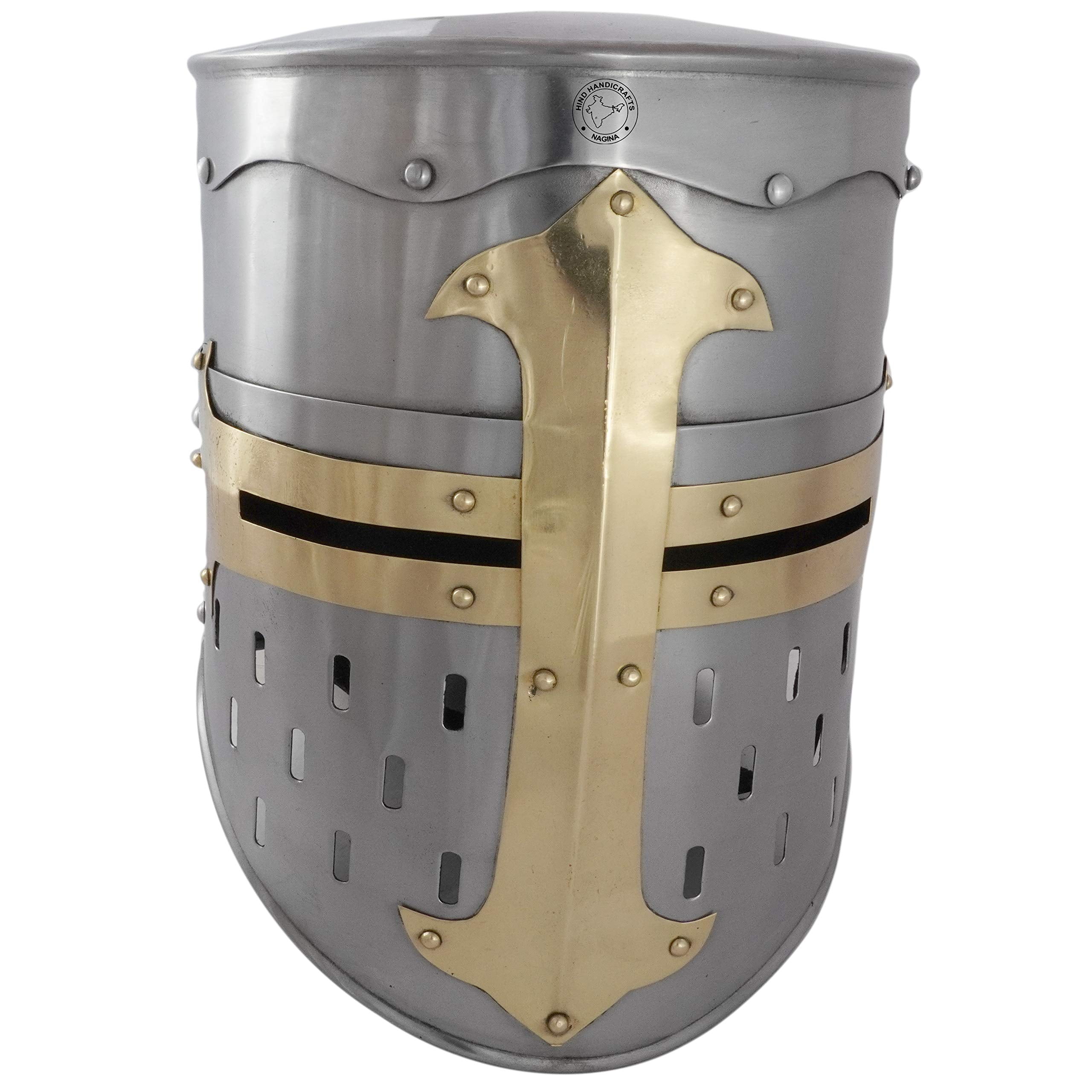 Hind Handicrafts SwaggerSoul Medieval Knight Templar Armour Helmet