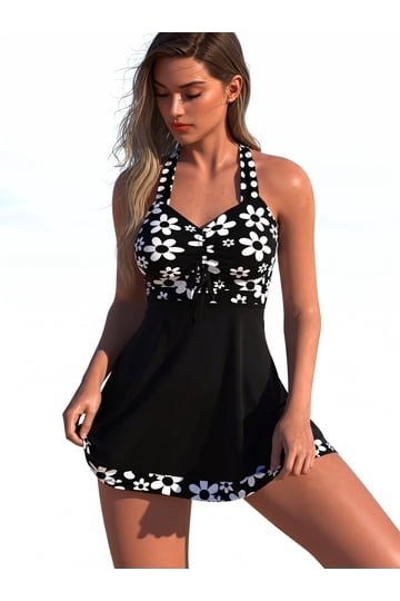 Knee Length Swim Dresses for Women