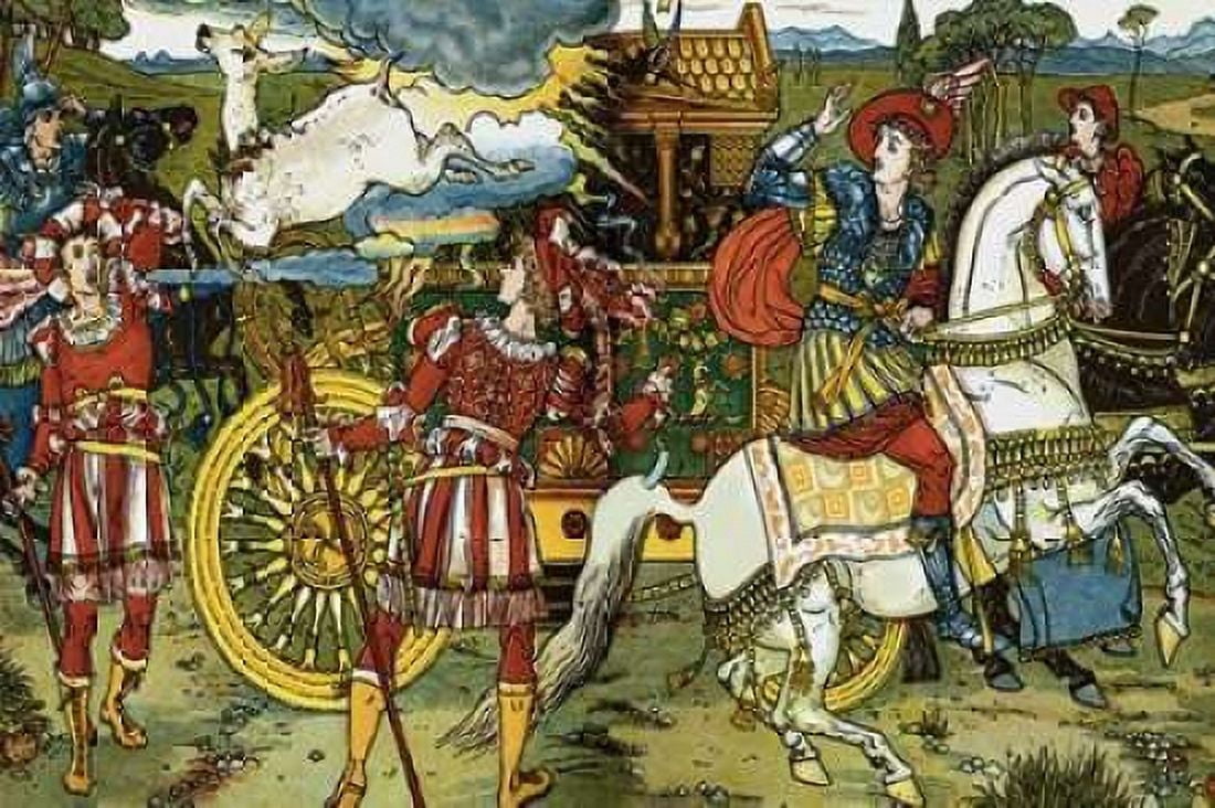 Hind in the Wood - Leap Canvas Art - Walter Crane (12 x 18)