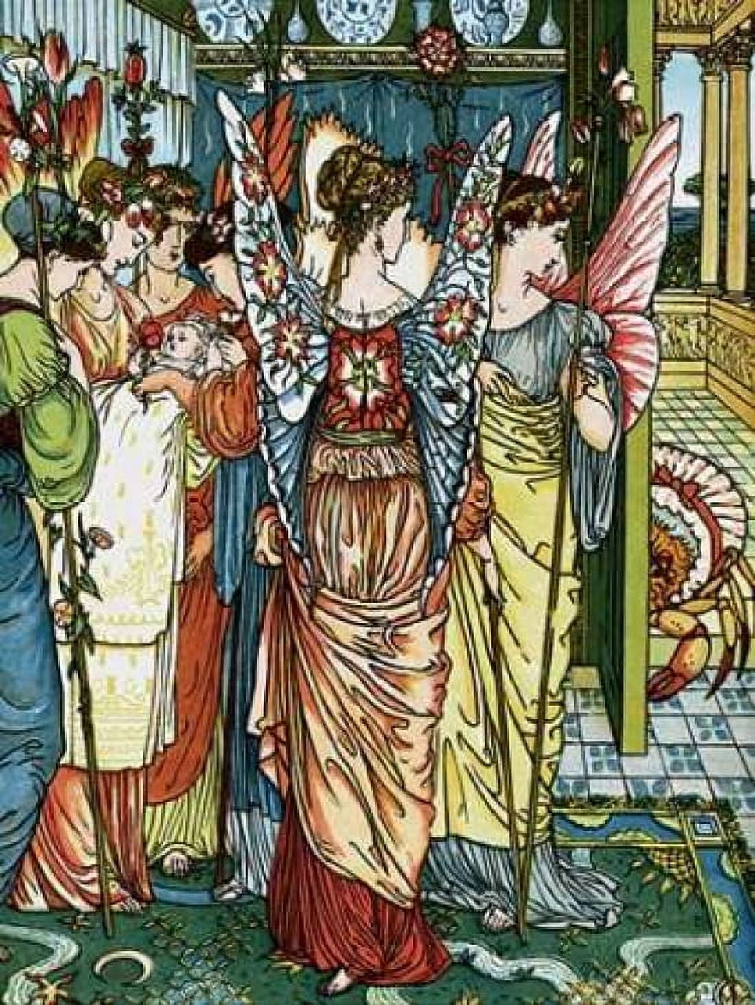 Hind in the Wood - The Baby Canvas Art - Walter Crane (18 x 24)