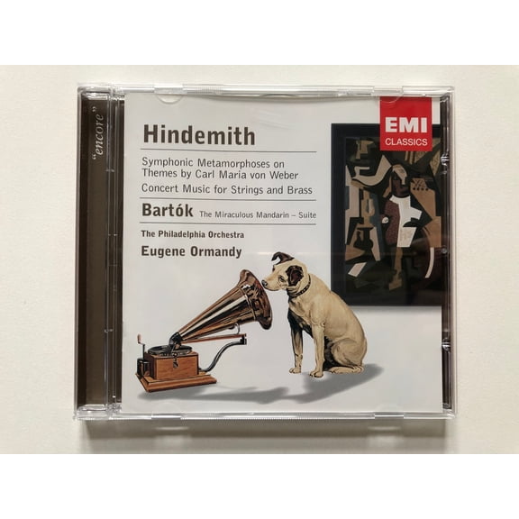 Hindemit - Symphonic Metamorphoses On Themes Of Carl Maria Von Weber; Concert Music For Strings & Brass, Bartk - The Miraculous Mandarin-Suite / The Philadelphia Orchestra, Eugene Ormandy / EMI