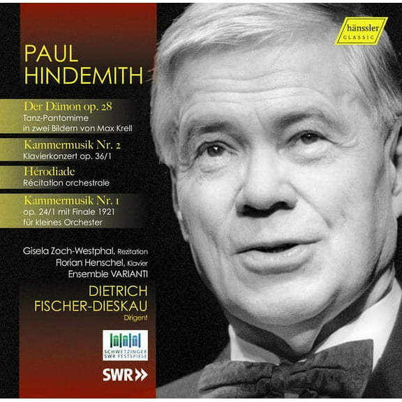 Hindemith / Zoch-Westpha / Ensemble Variant - Hindemith: Der Damon & Herodiade - Music & Performance - CD