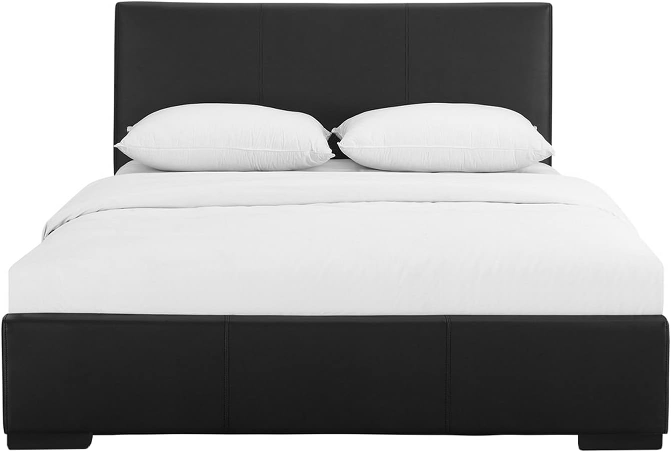 Hindes Upholstered Platform Bed Frame LowProfile Bed With Full Slat