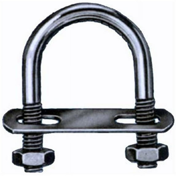 Hindley 1in. Pipe Stainless Steel U-Bolts 44430 - Pack of 10