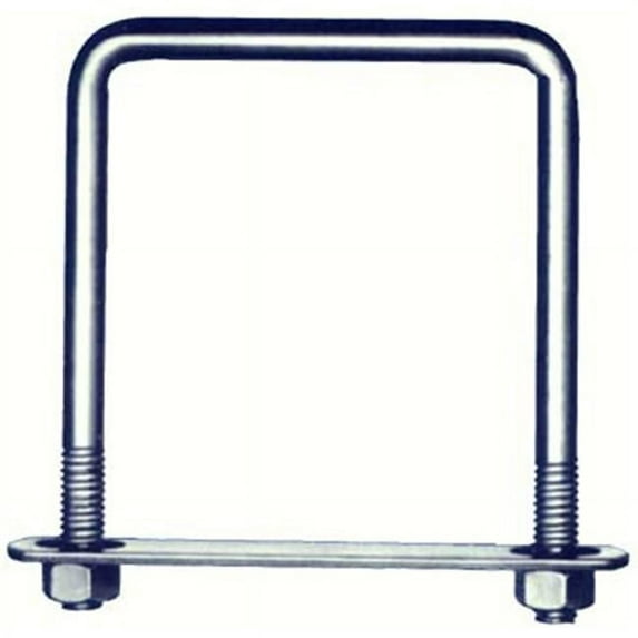 Hindley 2in. X 7in. Square Zinc U-Bolts 41306 - Pack of 10