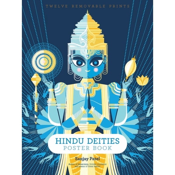Hindu Deities Poster: 12 Removeable Prints, (Hardcover)
