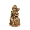 thumbnail image 1 of Arihant Craft® Hindu God Hanuman Idol Mahavir statue Bajrangbali Sculpture Hand Work Showpiece – 20 cm (Brass, Gold), 1 of 3