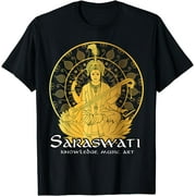 Hindu Shirts Hinduism Diwali Festival Gods Goddess Saraswati T-Shirt