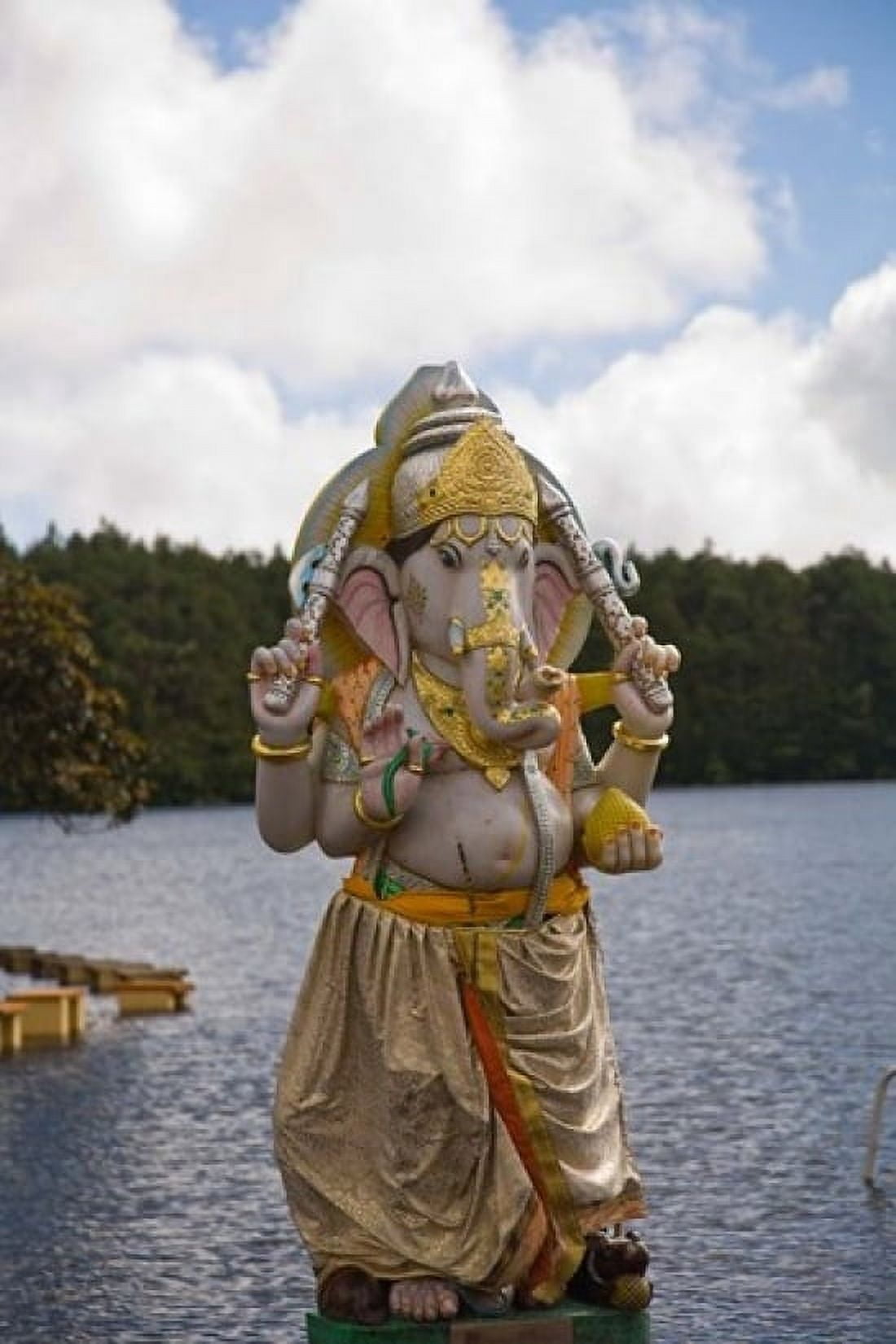 Hindu Shivaratri temple Mauritius Canvas Art - Stuart Westmorland DanitaDelimont (11 x 17)