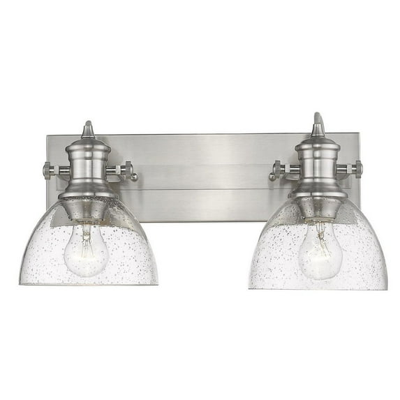 Yep by Golden Lighting Hines 2-light Vanity in Pewter