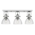 thumbnail image 1 of Yep by Golden Lighting Hines 3-light Semi-Flush Mount in Chrome, 1 of 2