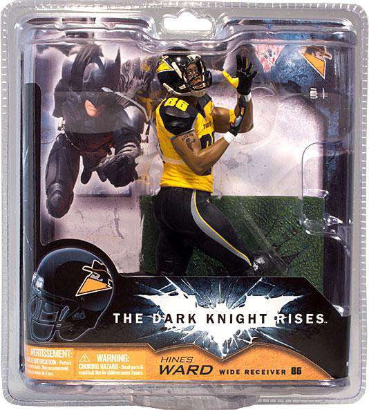 Hines Ward Action Figure Gotham Rogues Sports Picks Dark Knight