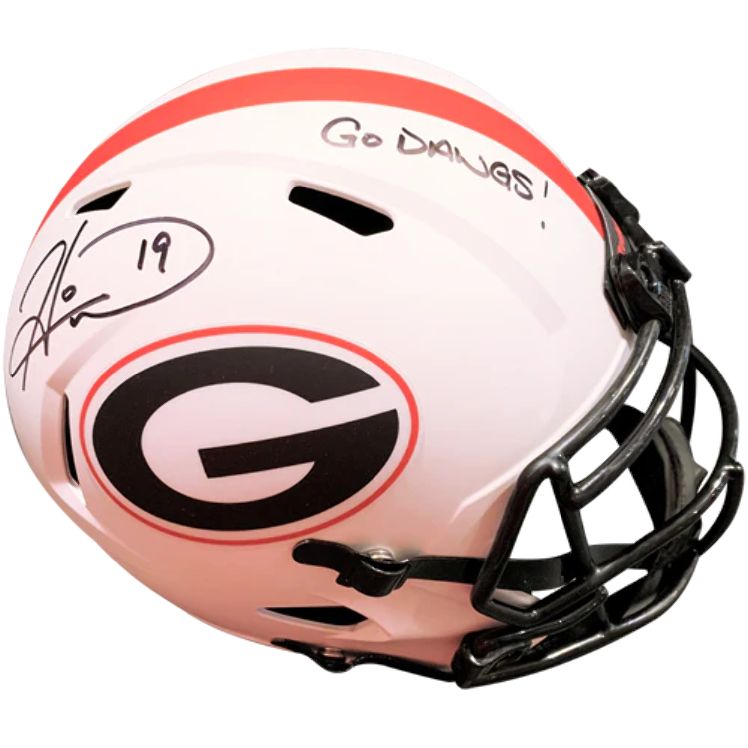 Hines Ward Autographed Bulldogs (LUNAR Eclipse) Deluxe Full