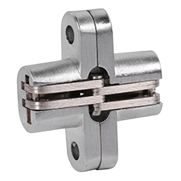 Hinge,180 Degree Zinc Alloy Folding Low Noise And No Obstacle Door Cross Hinges, Compact Size Portable Cabinet Hinges For Cabinet Door, Sliding Door