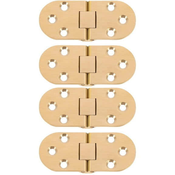 Hinge 2 Sets Butler Tray Folding Flips Hinges Corrosion-resistant Self- Supporting Brass