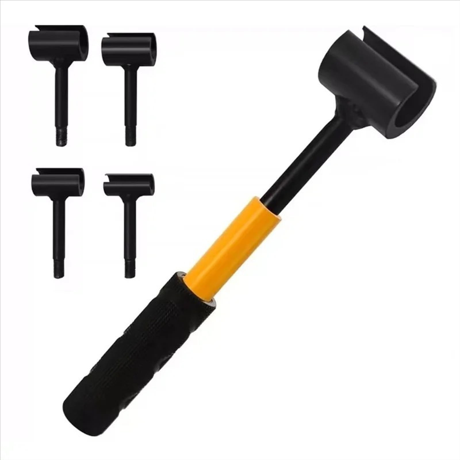 Hinge Adjustment Wrench Tool, 4 in 1 Multi Function Wrench for Door Hinge Repair, Heavy Duty Adjustable Wrench Tool for Home Door Installation Maintenance