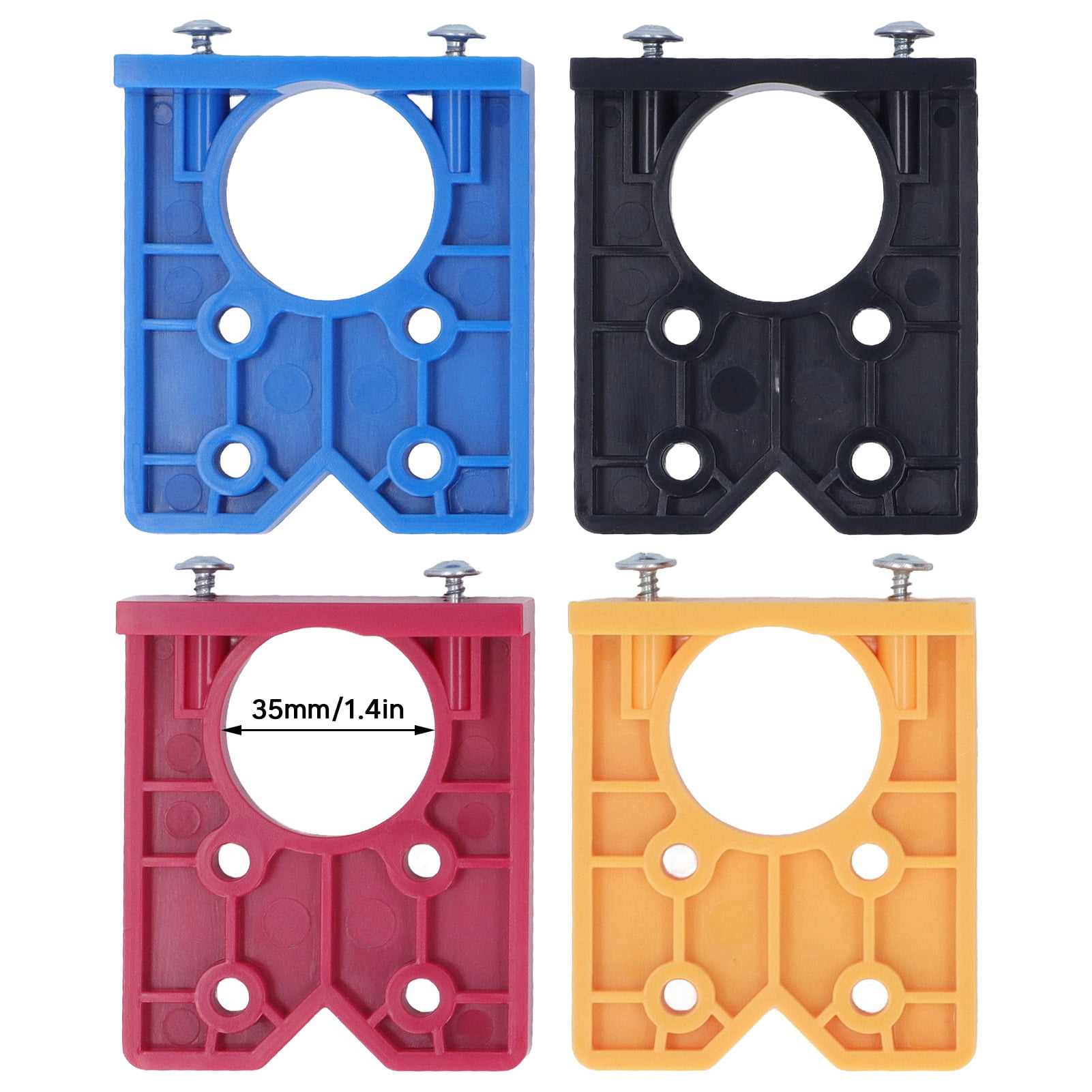 Jig Box Tools Hinge Boring Jig Set, 35mm, 4 Drill Jigs Complete Tool Kit For Wood ...