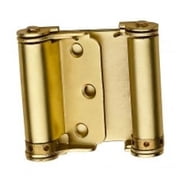 Hinge Dbl Act Spring Satbrass N100-049