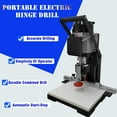 thumbnail image 1 of Hinge Drilling Machine Portable Electric Hand-Held Self Stop 110V, 1 of 11