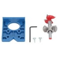 Hinge Jig Drill Guide 35mm Concealed Drilling Tool Set Kit for Door