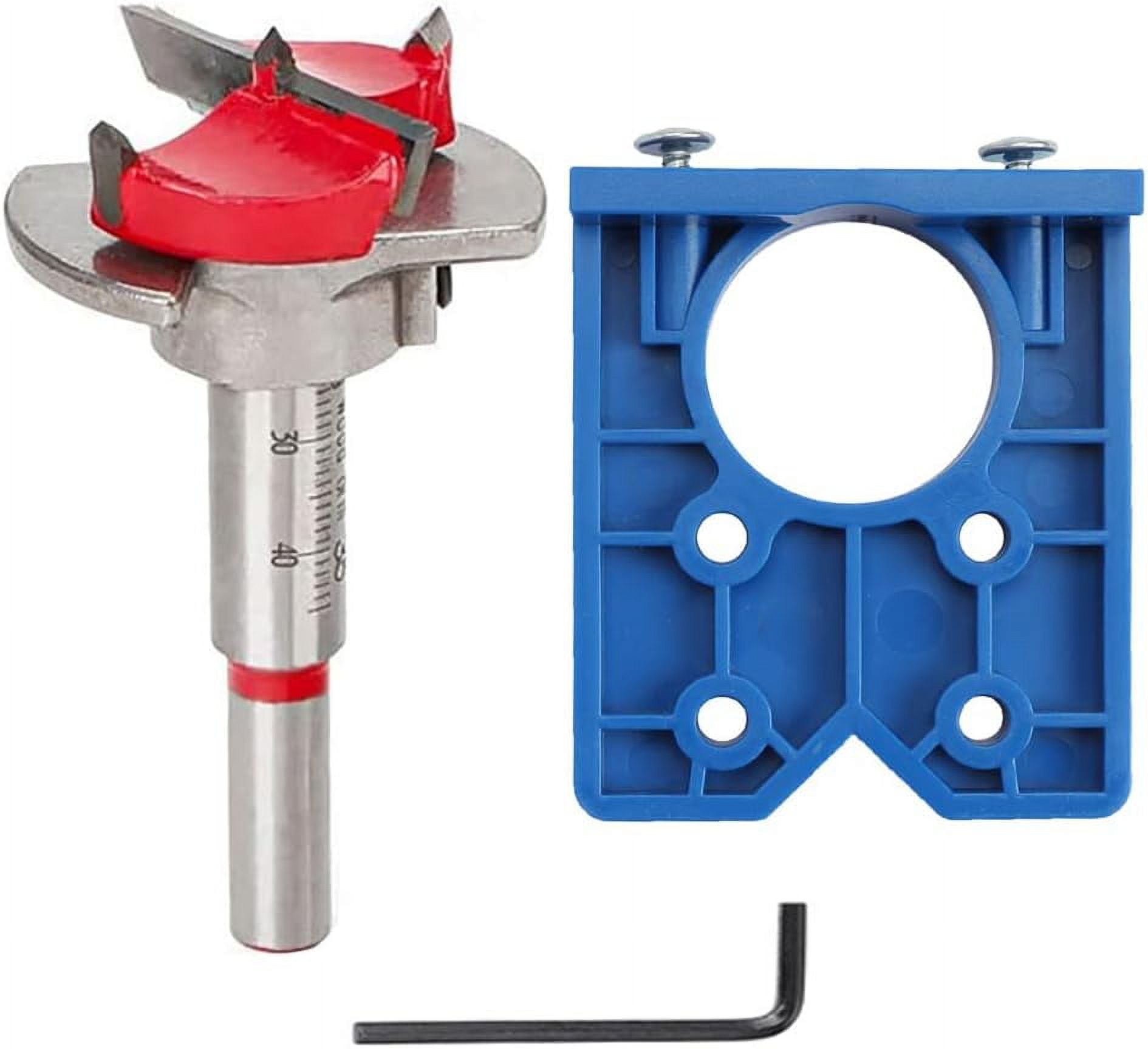 Hinge Jig Drill Guide Set 35mm Concealed Hinge Hole Drilling Jig with