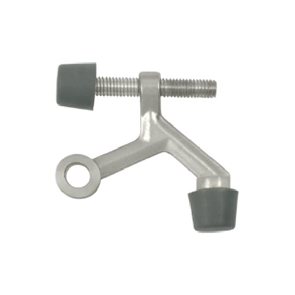Hinge Mounted Pin Stop, Satin Nickel - Zinc Die-Cast