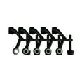 thumbnail image 1 of Design House 5-Pack Adjustable Hinge Pin Door Stoppers with Rubber Tips, Matte Black, 1 of 6