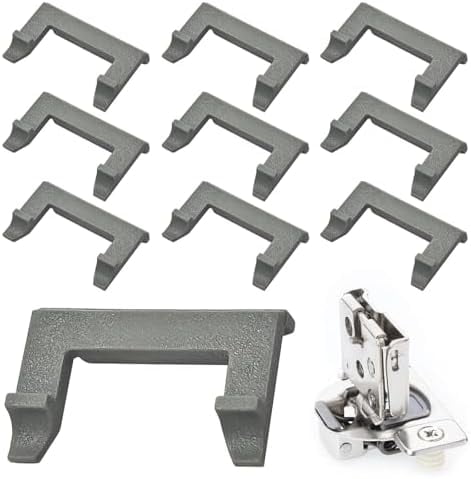 DTC Cabinet Door Restrictor Clips - 86 Degree Angle Limiter For Face Frame Hinges