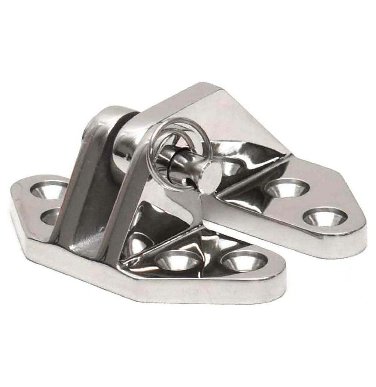 Folding D-Ring Pad Eye - Stainless Steel (2-5/8 Inch) - View #2