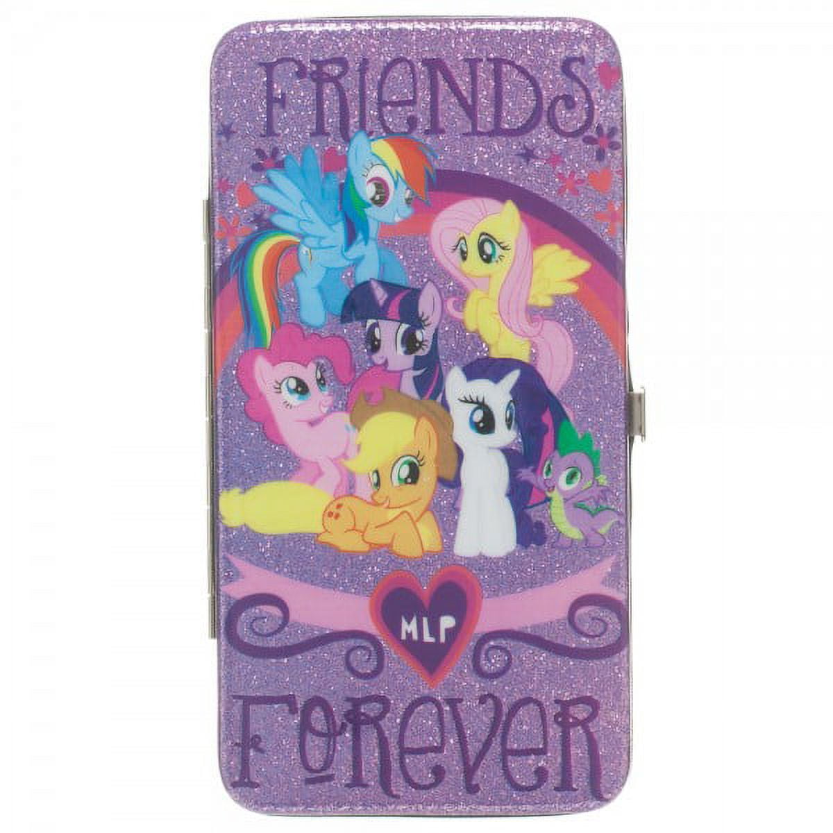 Hinge Wallet - My Little Pony - New Friends Forever Purple Purse gw0jwtlpt