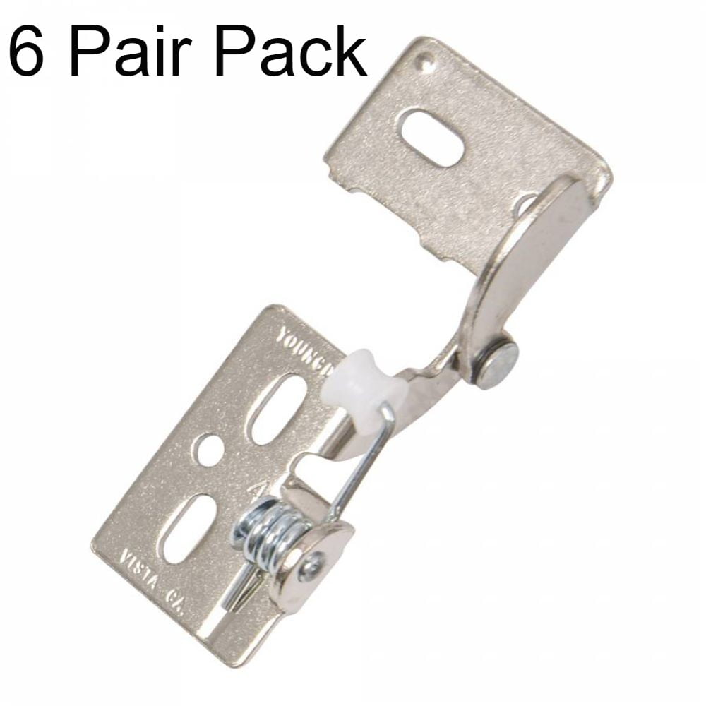 Hinge Youngdale 4 Nickel 3/8" lip inset