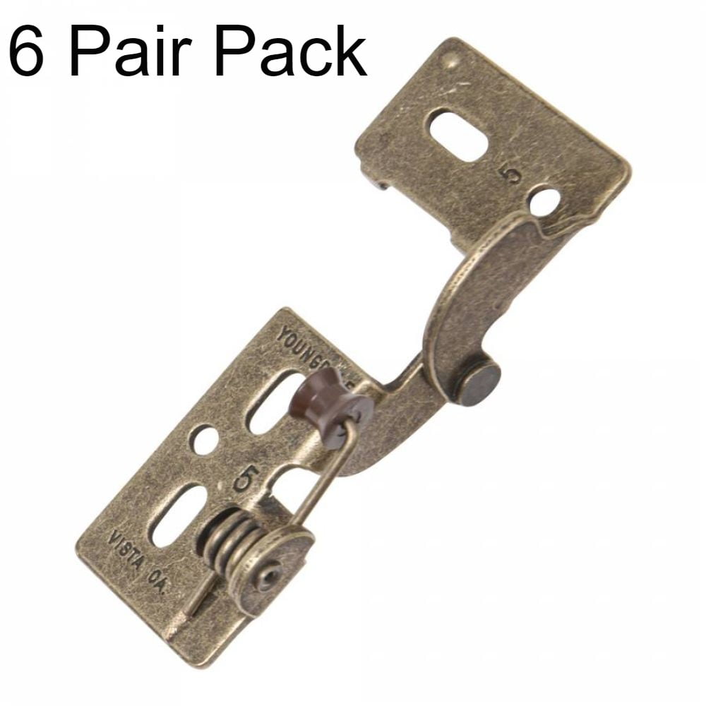 Hinge Youngdale 5 Antique Brass 1/4" Overlay