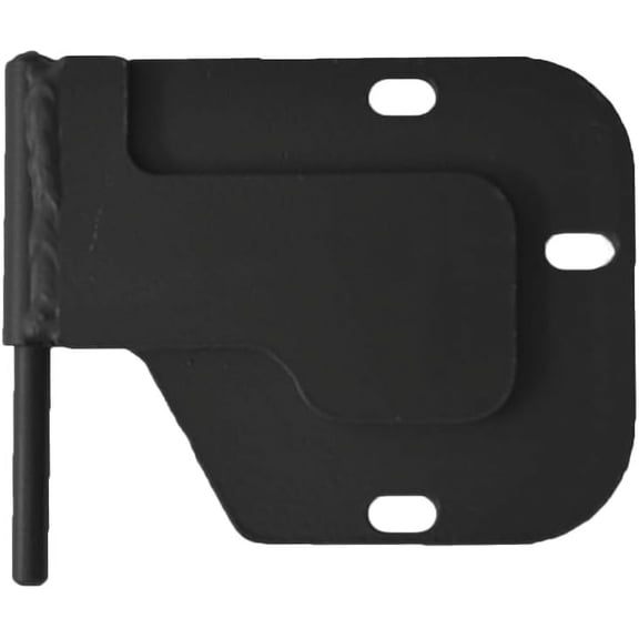Hinge for Military Hard X-Door, Left Side Exterior, 2nd Generation Heavy Duty, Welded Steel, Compatible with Humvee, Black