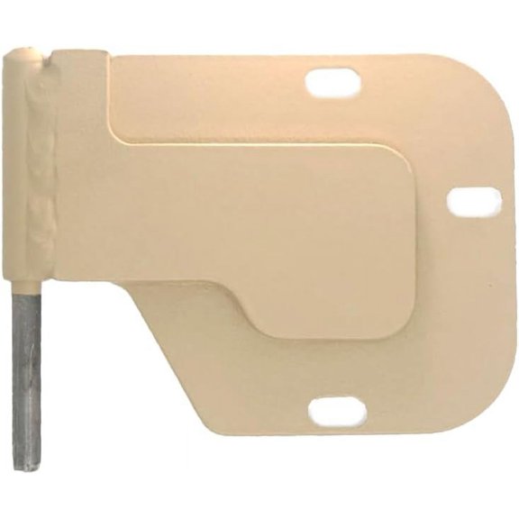 Hinge for Military Hard X-Door, Left Side Exterior, 2nd Generation Heavy Duty, Welded Steel, Compatible with Humvee, Tan
