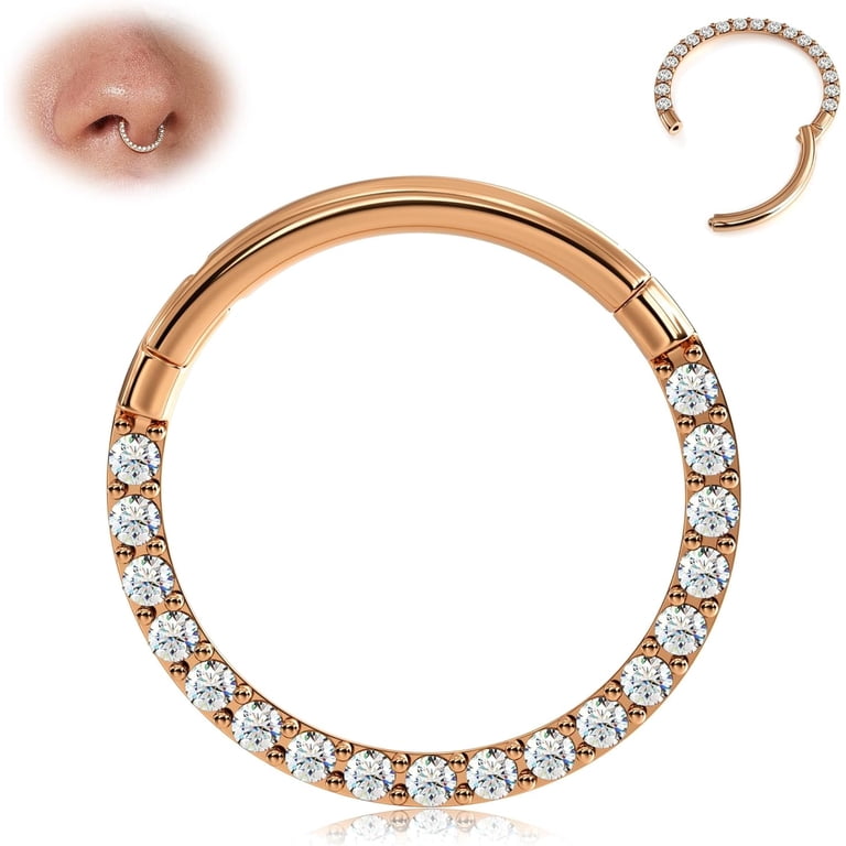 20G Cartilage Earrings - Surgical Steel & CZ Studs For Helix, Conch, Daith Piercings