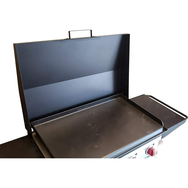 Hinged Cover Lid for Camp Chef Flat Top Griddle Black,CCFTG600HCBL