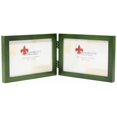 thumbnail image 1 of Hinged Double Horizontal Wood Picture Frame Gallery - Green, 0.67 in., 1 of 1