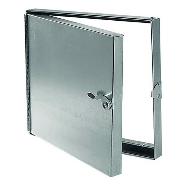 Hinged Duct Access Door, Galvanized Steel, 12x12