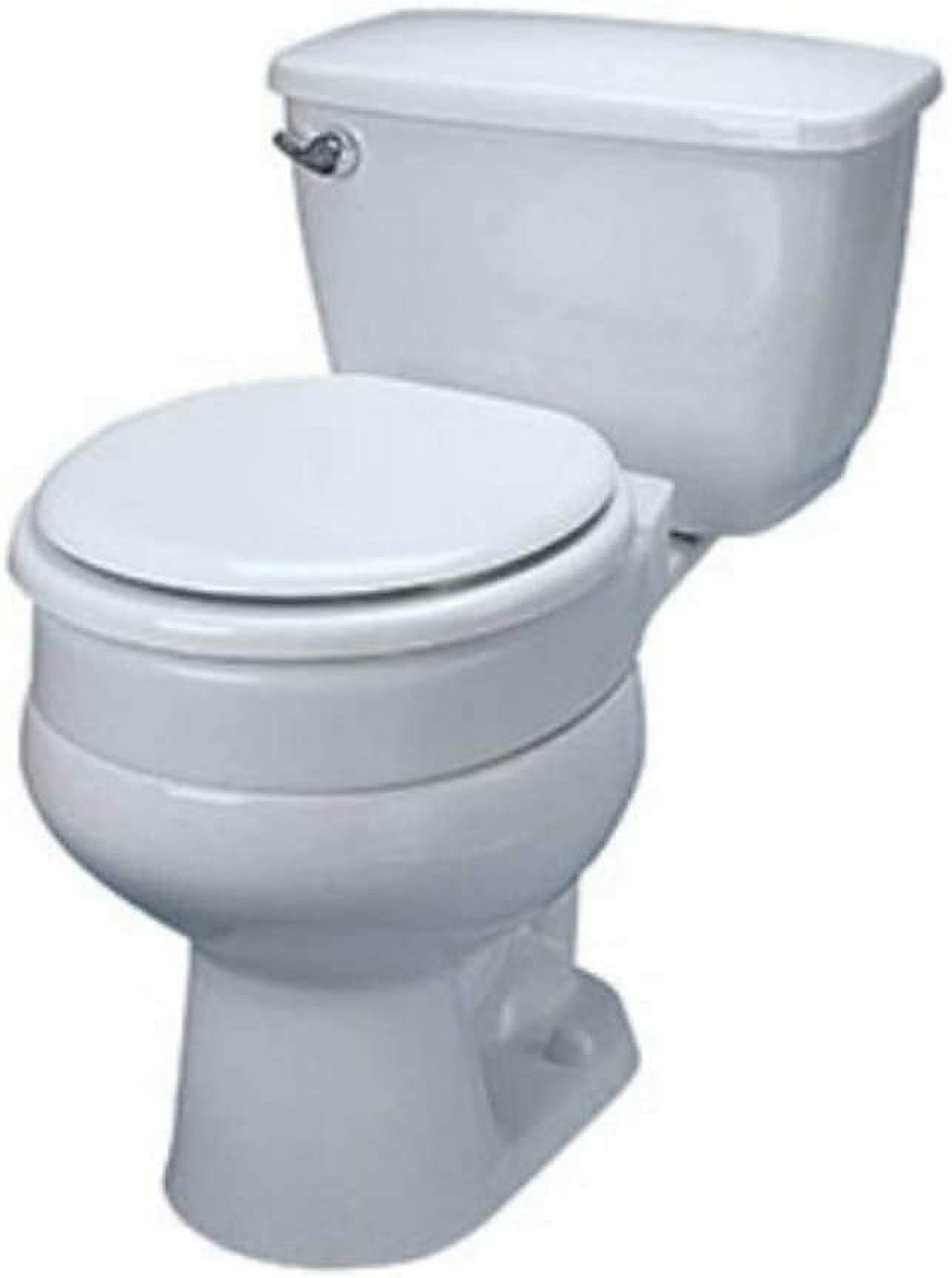 Hinged Elevated Raised Toilet Seat, Round Toilets - Walmart.com