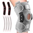 Hinged Knee Brace For Meniscus Tear: Adjustable Support For Knee Pain 