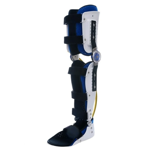 Hinged Knee Brace ROM Post Op Knee Immobilizer Adjustables Knee Immobilizer Support with Side Leg Stabilizers Women Men