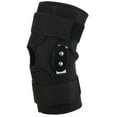 Hinged Knee Brace Support Adjustable Knee Joint Pads with Strap for