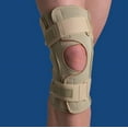 thumbnail image 1 of Hinged Knee Wrap Dual Pivot Beige Large, 1 of 3