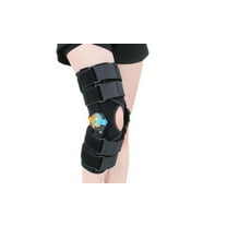 Hinged ROM Knee Braces Adjustable Knee Immobilizer Side Stabilizers Torn Meniscus Orthosis for Arthritis Meniscus Tear Post OP Recovery